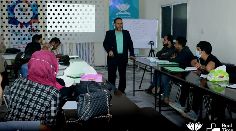 Roya conducts training sessions on poetry