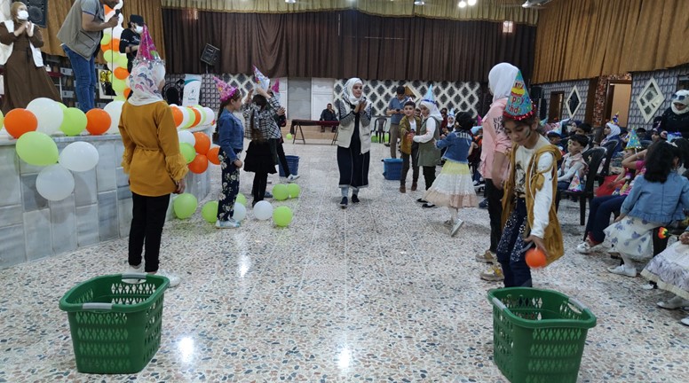 Eid activities and recreational activities targeting the displaced