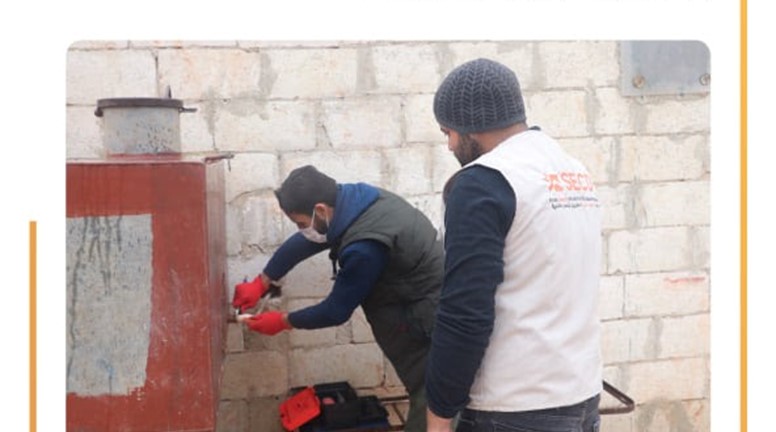 تدريب لجان الطوارئ في مخيمات الشمال السوري