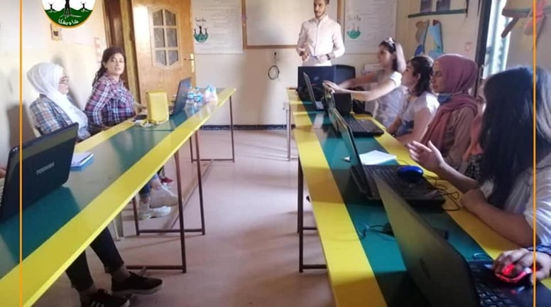 قامت #جمعية_شاويشكا_للمرأة بورشة تدريبية عن مهارات الحاسوب ICDL