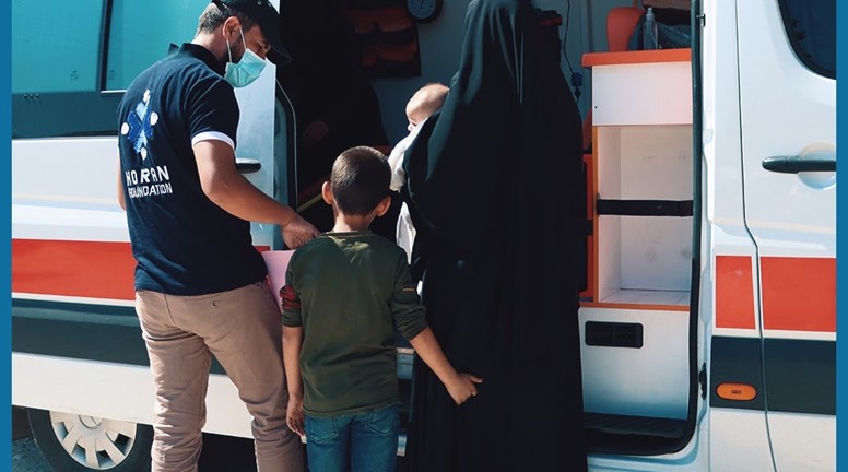 تواصل منظومة الإسعاف في مؤسسة حوران الإنسانية تقديم خدماتها الصحية لسكان المناطق صعبة الوصول بمدينة عفرين