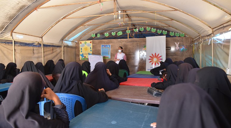 Group therapy activity aimed at strengthening the strength and resilience of women and girls