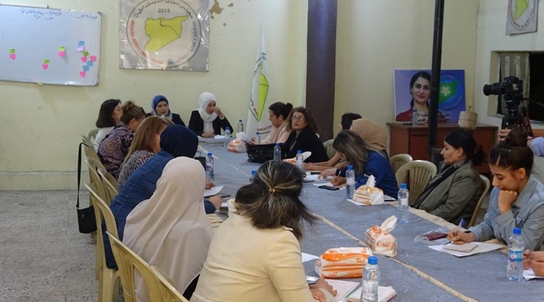 Aleppo Office of the Women's Council participates in a workshop entitled The Syrian Crisis and its Repercussions on Women