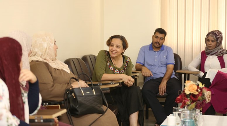 Dr. Yasar Al-Qanani visited SAMS Psychosocial Support Centers in Amman and Irbid