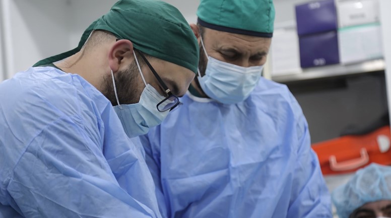 انطلاق جناح عمليات الحروق النوعية في مشفى إدلب الجراحي التخصصي