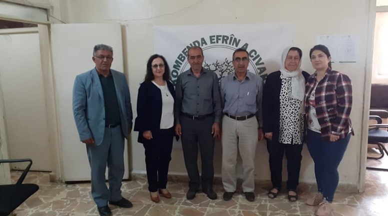 A delegation from Yekiti Party visited Afrin Social League