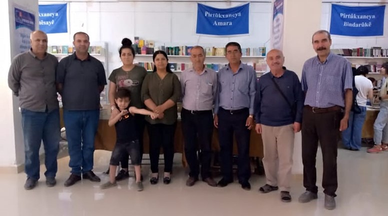 زيارة رابطة عفرين الاجتماعية لمعرض الكتب الكردية في القامشلي