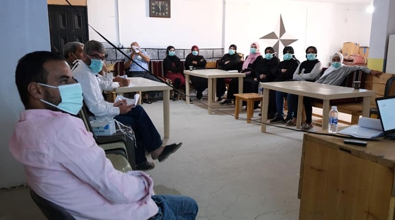 قامت لجان أربعة عشر  مخيم في منطقة برإلياس بتلقي تدريب كتابة المقترحات