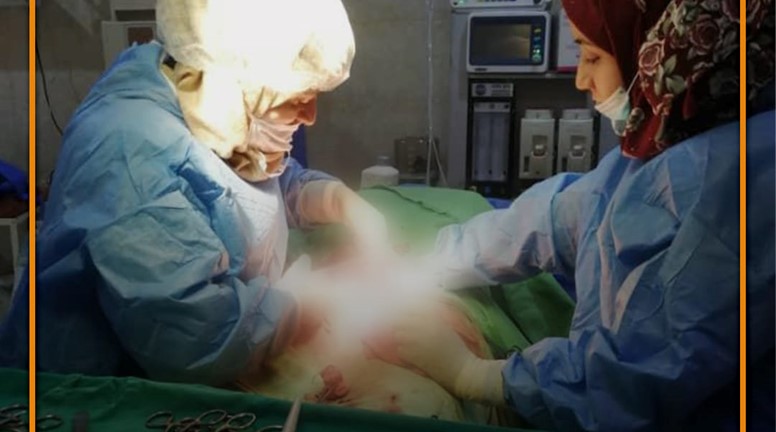 A young patient survived a hysterectomy while giving birth to her baby