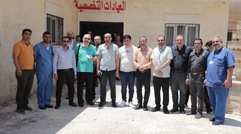 افتتاح 7 عيادات جديدة لمشفى إدلب الجراحي التخصصي