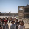 First day back at their half-destroyed school in northwest Syria