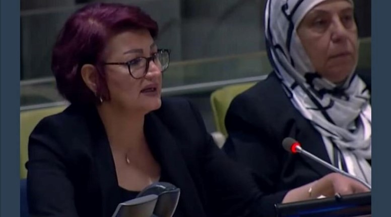 أليس مفرج ومريم الحلاق تلقيان كلمة في مجلس الأمن