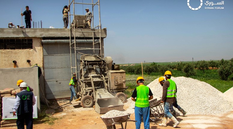 Rehabilitation work of Taftanaz water station in eastern Idlib begins