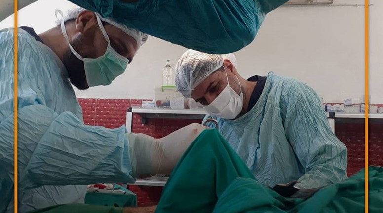 مشفى الشهيد وسيم حسينو ينقذ صحة حياة خمسيني نجا من حادث سير