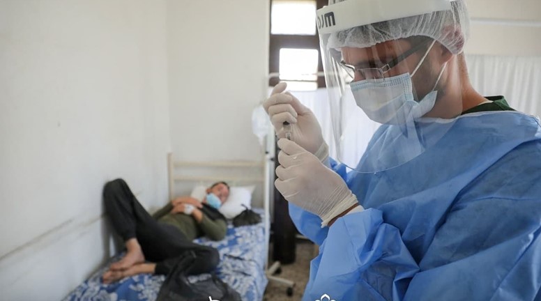 إعادة تفعيل مركز العلاج المجتمعي لمكافحة انتشار وباء كورونا في محافظة ادلب