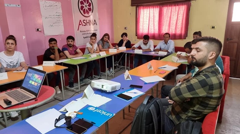 منظمة آشنا تنهي ورشة تدريبية حول "إدارة المشاريع التنموية PMD والإدارة عن بعد " في محافظة الحسكة .